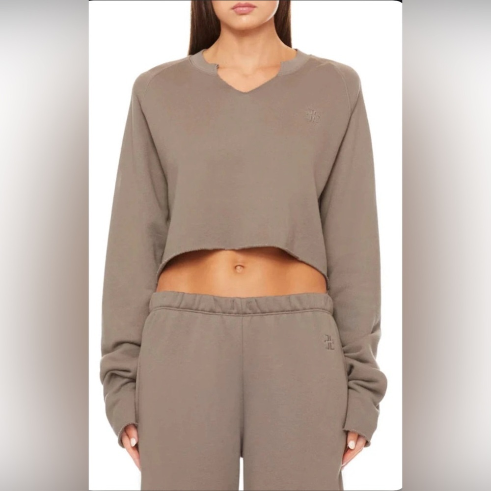 Éterne Raglan Sweatshirt in Clay Sz XL NWT